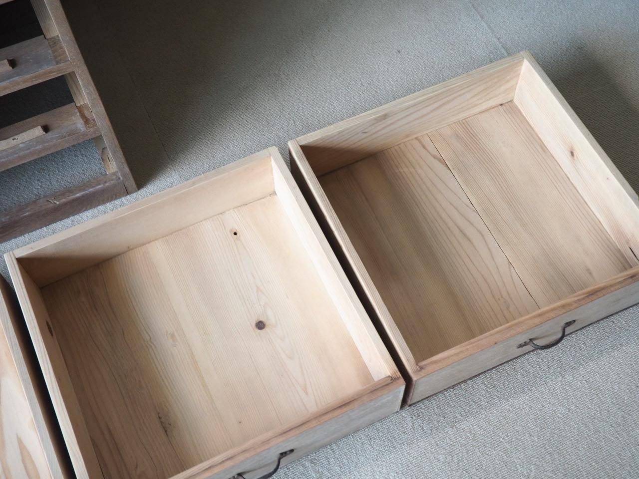 SHIN 古家具 小卓袱台 NS055 作りの良い小引き出し - 古家具・古道具のセレクト