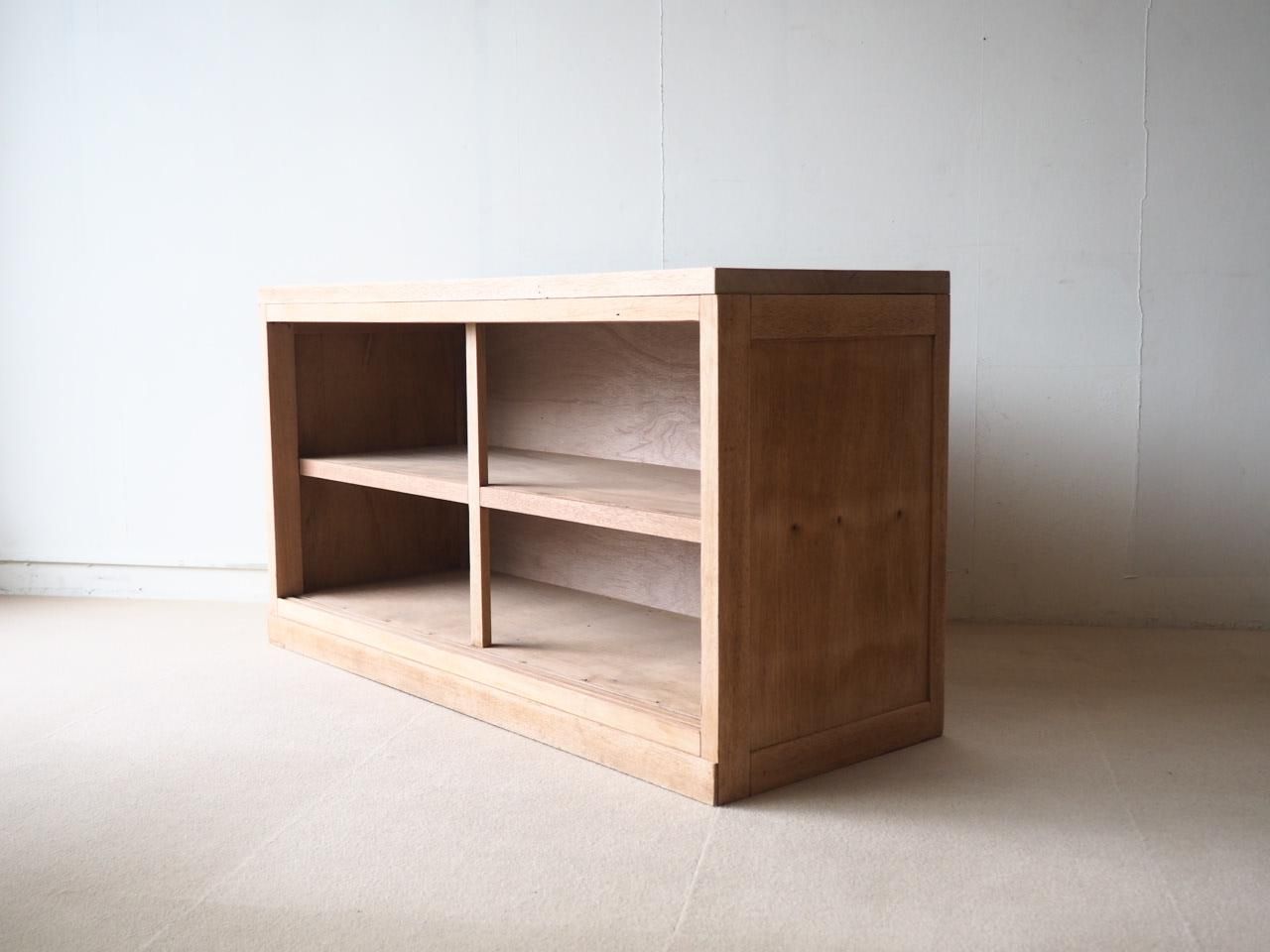 NS133 ラワン材の陳列棚 - 古家具・古道具のセレクトショップ