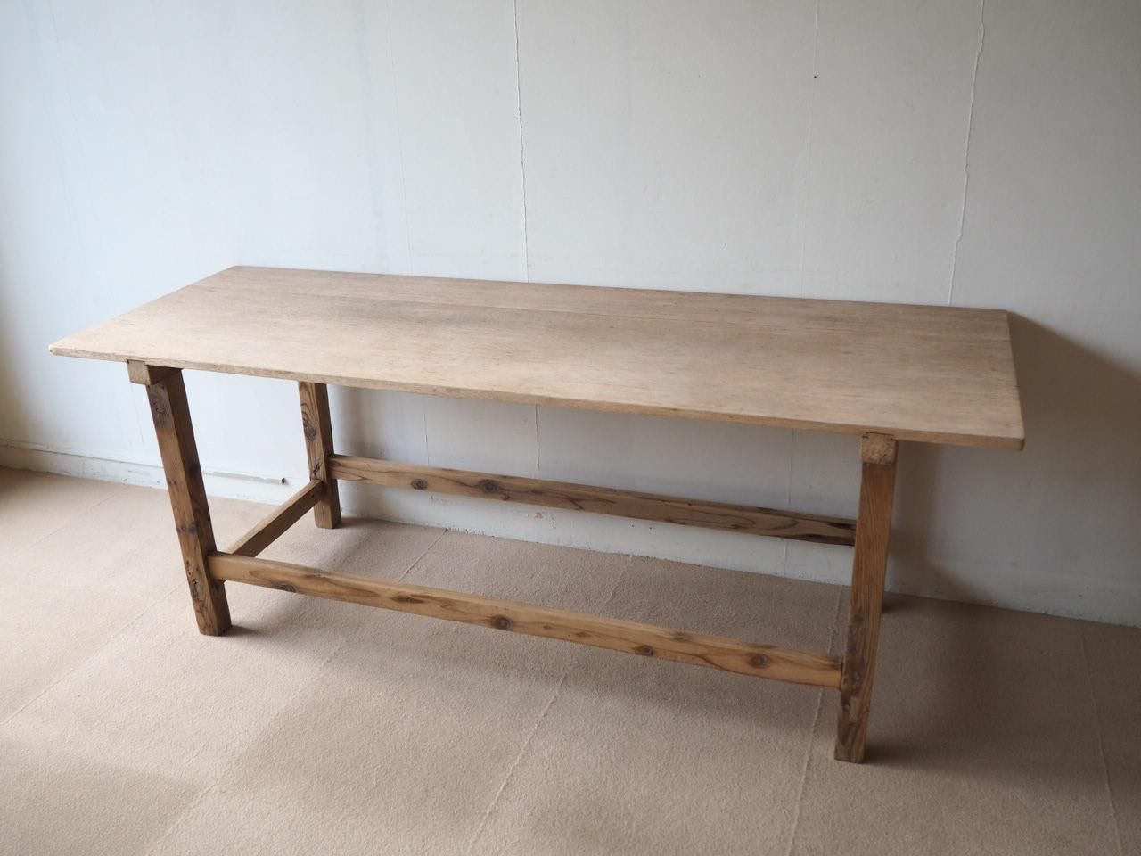 NS195 木味の良い大きいテーブル(D) YH - 古家具・古道具のセレクト