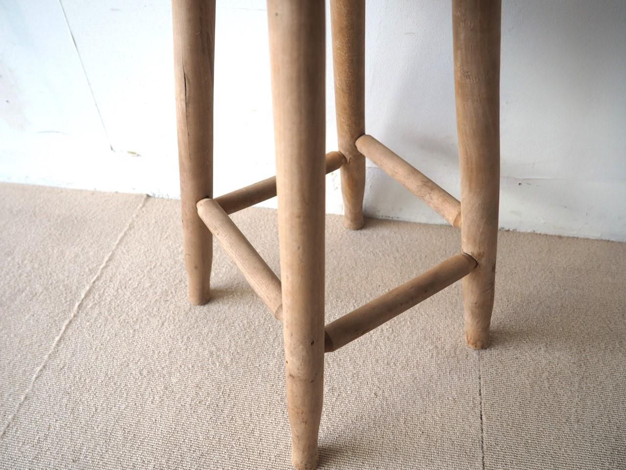 ✰最終セール✰木製スツールアンティーク家具　ヴィンテージ家具　古道具レトロ椅子 ヴィンテージ 木製スツール 古道具 チェア レトロ - メルカリ