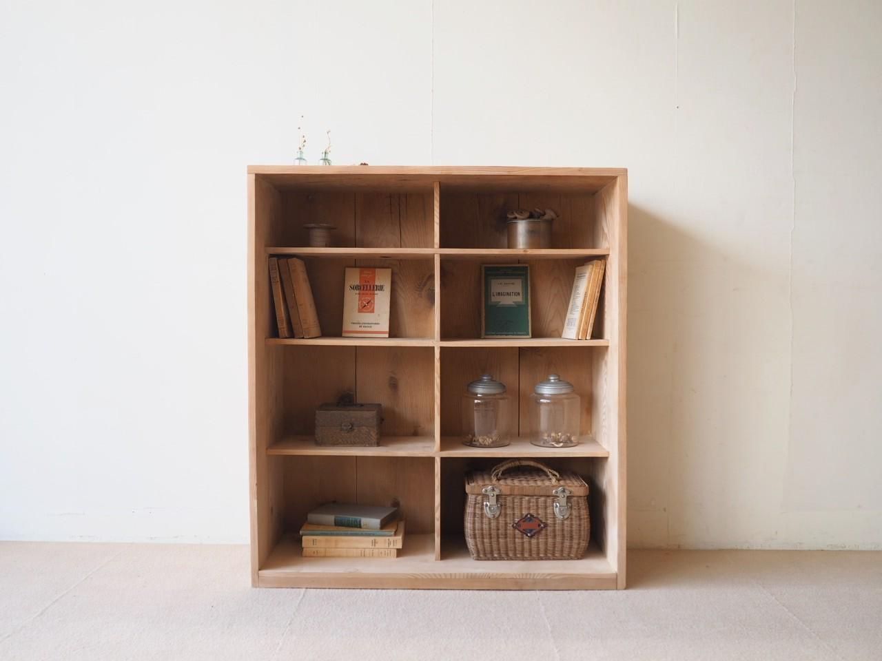 NS415 (1)杉のオープンラック - 古家具・古道具のセレクト