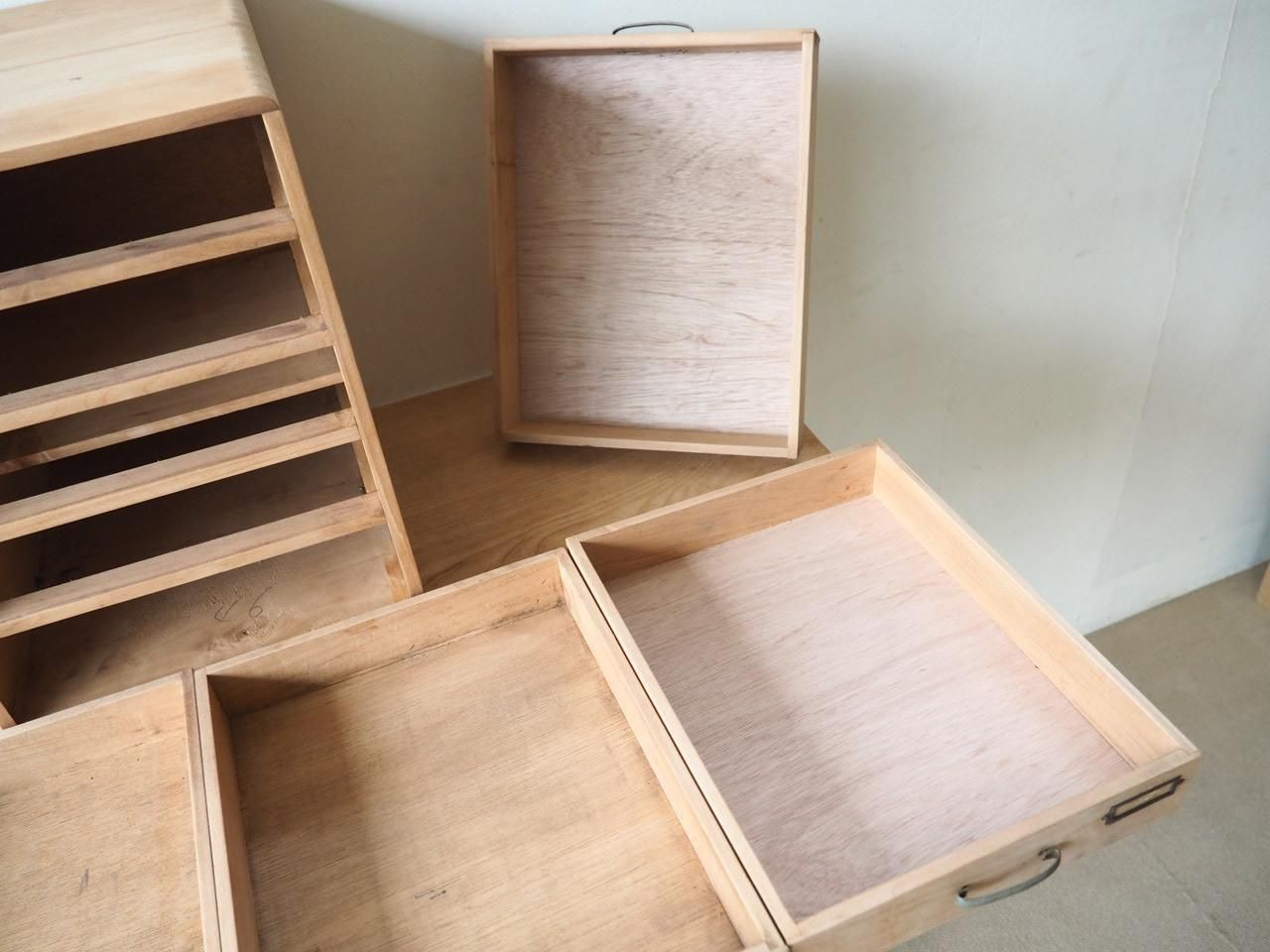 古家具 小引出 古家具・古道具・木製・小引き出し・昭和レトロ家具・5段 | 旅