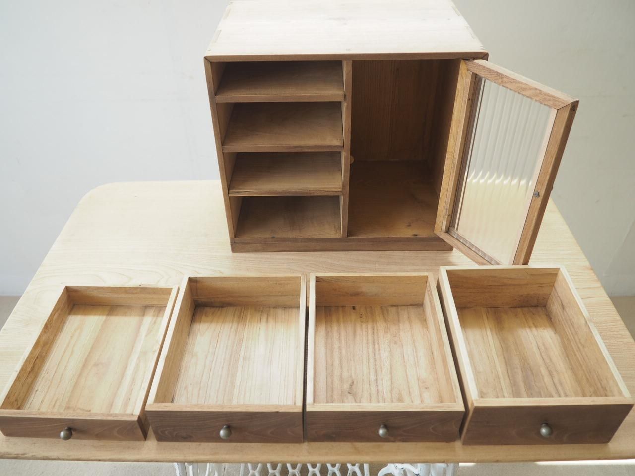 NS638 扉付きの小引き出し - 古家具・古道具のセレクトショップ