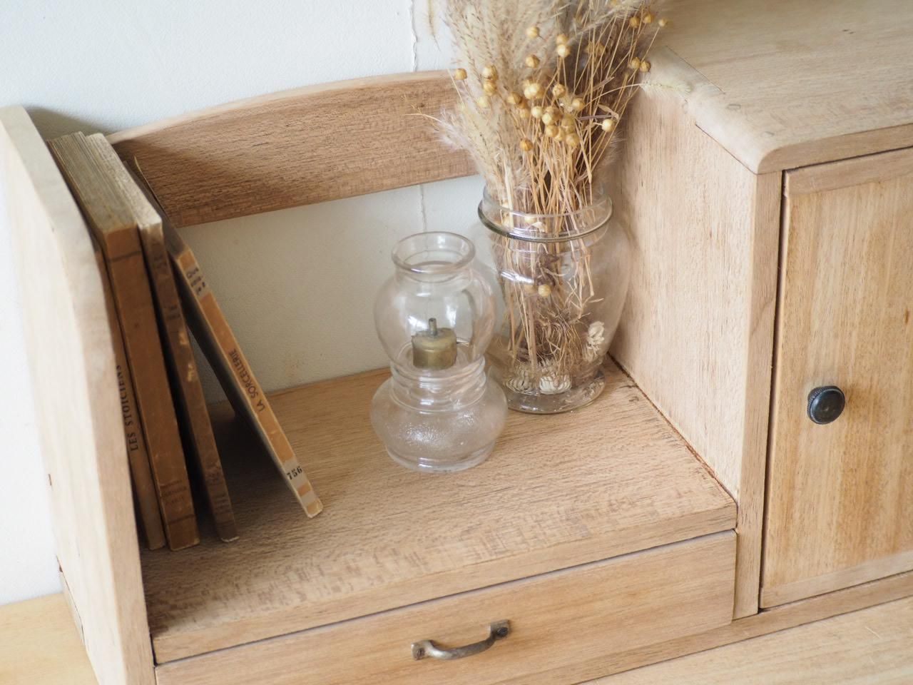 NS762 ブックラック付き収納棚 - 古家具・古道具のセレクト