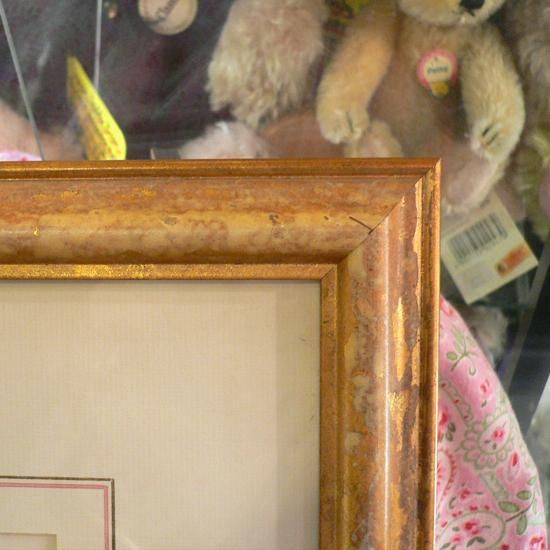 イギリスの画家によるテディベアの絵柄のリトグラフ(=石版画 イギリスの画家によるテディベアの絵柄のリトグラフ(=石版画