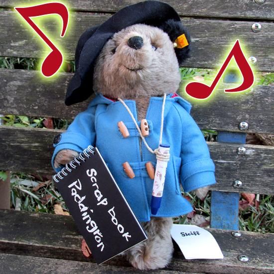 イギリスの大人気キャラクター、パディントンのシュタイフ社製