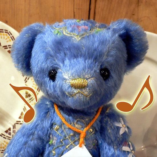 手足が動くテディベア】ブルーリボン・ぬいぐるみ・置物 その他
