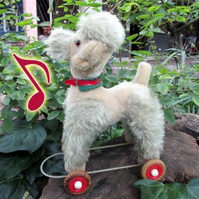 ɥ1950'60ǯ头μؤĤ礭ʥסɥ / Poodle on Wheel A-1821 <img class='new_mark_img2' src='https://img.shop-pro.jp/img/new/icons5.gif' style='border:none;display:inline;margin:0px;padding:0px;width:auto;' />