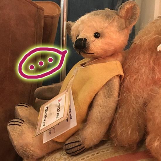 保管品】テディベア作家 ぬいぐるみ 熊 ベアー Keitri RIDI