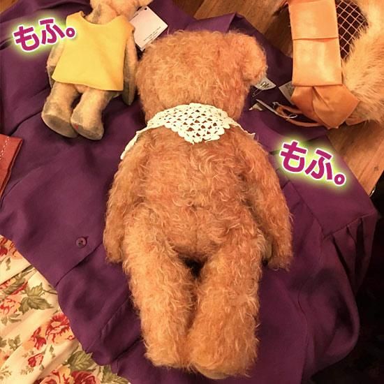 国内作家様　可愛いわんちゃん　モヘア　ケイタベア 国内作家 KEITA BEAR 様 モヘア テディベア 約35cm - メルカリ