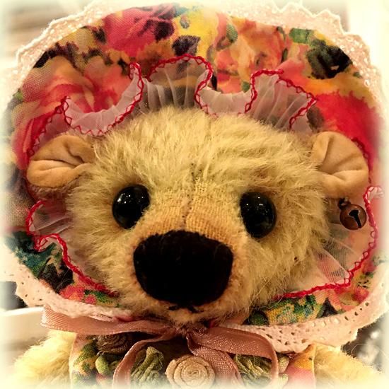 贈り物 林田香恵子さんブランド ” 花柄の帽子と ＊ ” Bear Saint その他