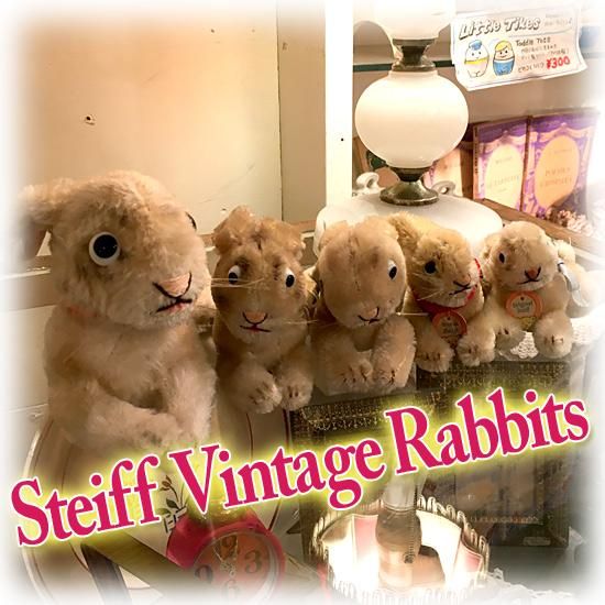 シュタイフ社1953~'70年 * 9cm * 寝そべりウサギちゃん「 Lying Rabbit (英) * Lieg Hase (独) 」*【 A-1961 】 - テディベア&欧米の古着&アンティーク専門店のレッドバロウ シュタイフ社1953~'70年 * 9cm * 寝そべりウサギちゃん「 Lying Rabbit (英) * Lieg Hase (独) 」*【 A-1961 】 - テディベア&欧米の古着&アンティーク専門店のレッドバロウ
