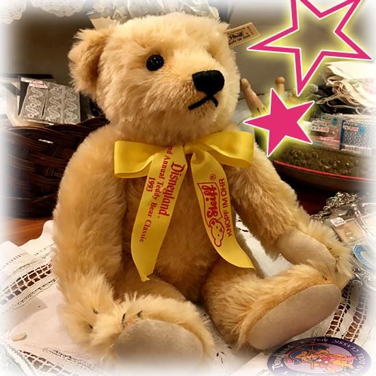 シュタイフ のオリジナルテディ、オルゴール内蔵 シュタイフ ドイツ