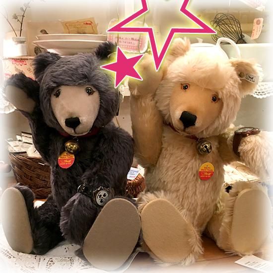 1991年 * シュタイフのクマ顔の腕時計をしている販促用特大 1991年 * シュタイフのクマ顔の腕時計をしている販促用特大