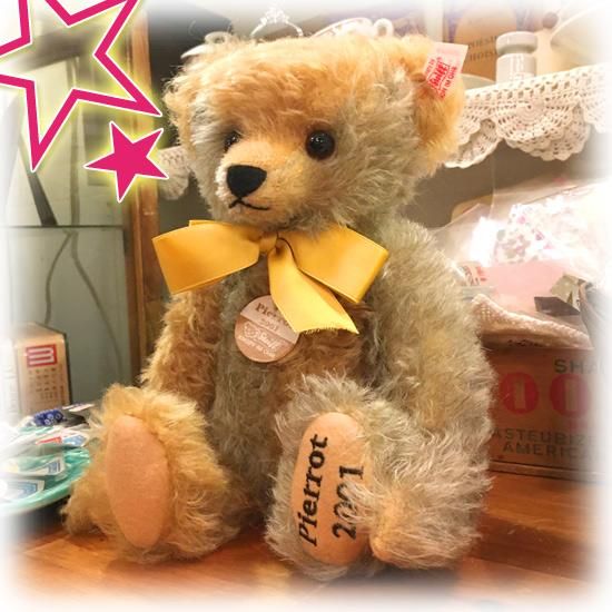 2001年 ＊ 日本限定 ＊「 ピエロ・テディベア ＊ Pierrot Teddy Bear