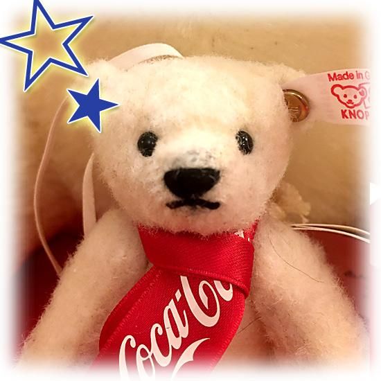 コカコーラシュタイフ コカコーラ ♪ Steiff CocaCola Polar Bear