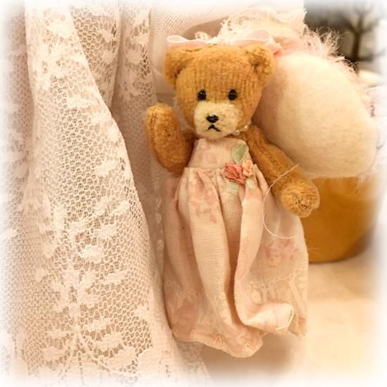 アンティークテディベア着替え