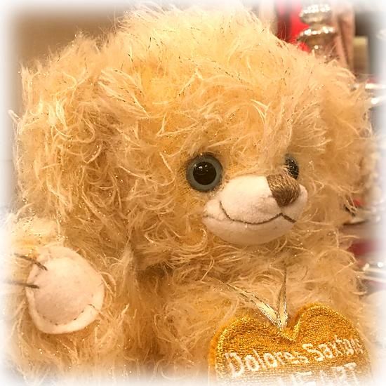 Camel 様　　22cm ❤️REGDタグ❤️アンティークチーキー　ゴールド テディベア＊チーキー - テディベア＆欧米の古着＆アンティーク