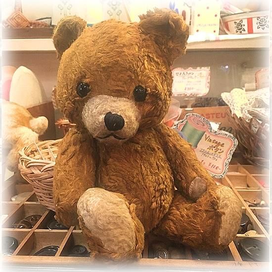 175.00 イギリスポンド値札がついたままのベアちゃん　時代色付きです 175.00 イギリスポンド値札がついたままのベアちゃん時代色付きです