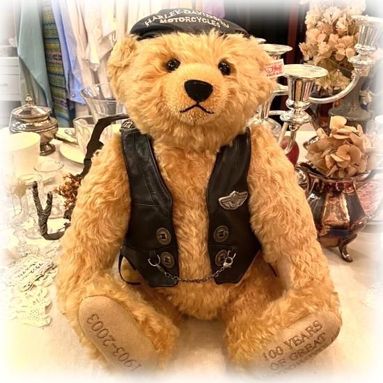 2002年 ＊ ハーレーダビッドソン創業100周年記念 ＊ ハーレーダビッドソンとのコラボ ＊「 Harley-Davidson 100th  Anniversary Bear 」【 S-2011 】 - テディベア＆古着＆アンティーク専門店のレッドバロウ