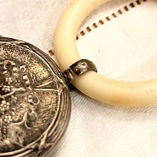 1960年フランス製純銀vintageペーパーウェイト兼ルーペ 1960年フランス製純銀vintageペーパーウェイト兼ルーペ