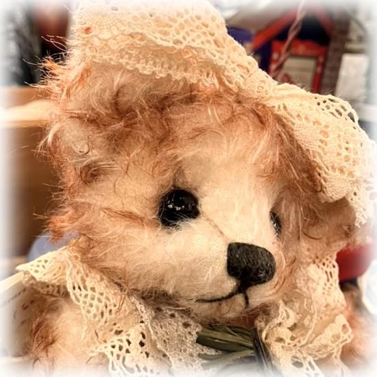 みさぽーママ様専用 アンティークレースを纏ったテディプードル