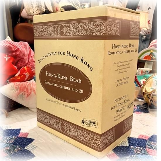 HONG-KONG BEAR ROMANTIC CHERRY RED28