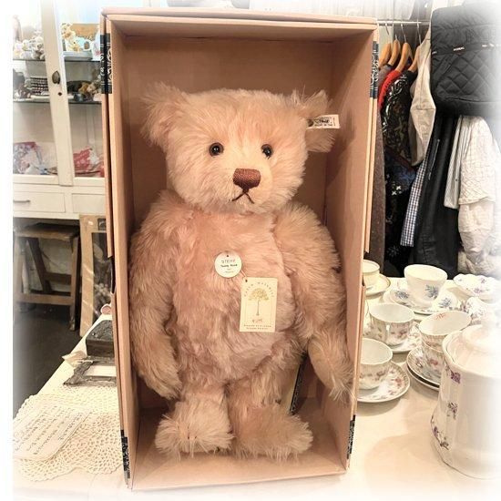 中古美品、Steiff #030406 オリジナル ミニチュアテディ 10cm