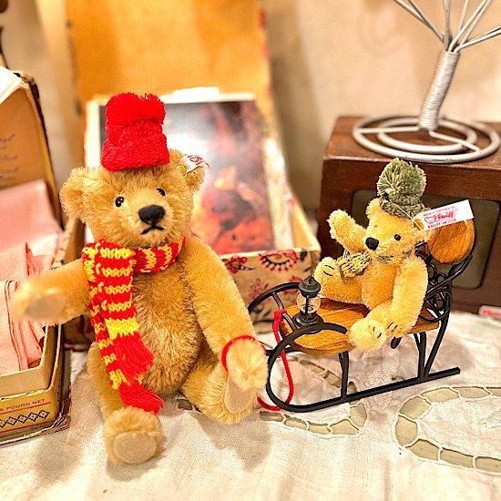 Steiffクリスマスソリーセット2002 サンタクロース テディベア 2024 | ドイツ最高級テディベアの