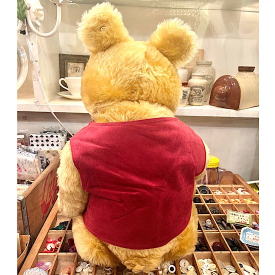 2004年 ＊ アメリカ&イギリス限定 ＊「 ウィニー・ザ・プー / Winnie the Pooh 」＊ グロウラー内蔵 ＊  50cmのビッグサイズ！！【 S-2077 】 - テディベア＆古着＆アンティーク専門店のレッドバロウ