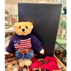1992ǯ  ֥ե󡦥ꥫեå٥ / Ralph Lauren American Flag bearס ͤ˾Ҳ𤵤줿Υ٥ S-2079 <img class='new_mark_img2' src='https://img.shop-pro.jp/img/new/icons11.gif' style='border:none;display:inline;margin:0px;padding:0px;width:auto;' />