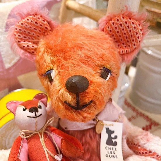 大場陽子さんのブランド ” CHEZ LES OURS ” さんより ＊ ピンク