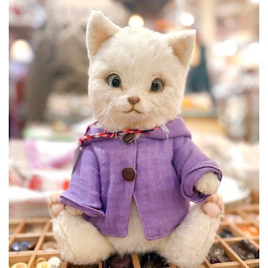 新パターンでの白猫ちゃん: KEITA BEAR