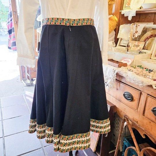 古着　ヴィンテージ　vintage スカート　チロリアンスカート　個性派 古着 ヴィンテージ vintage スカート チロリアンスカート 個性派