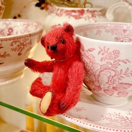 【アナベル さま】old pottery ❀ ふんわりしっぽ赤茶色の リスさん 予約販売：12月中旬～1月中旬 お届け予定】<完全数量限定生產