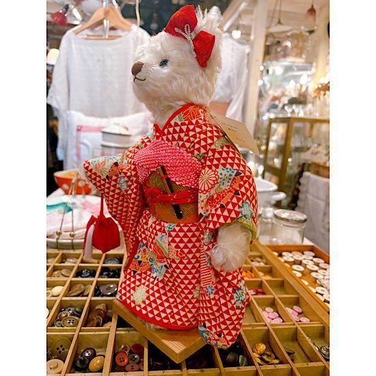 浴衣ベア　日本人作家様作品　テディベア　アーティストベア 浴衣ベア 日本人作家様作品 テディベア アーティストベア 浴衣ベア日本