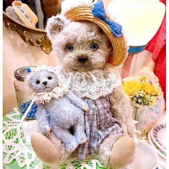 国内作家　麦わら帽子　ハンドメイド　テディベアやブライスに　ぬいぐるみ 国内作家 麦わら帽子 ハンドメイド テディベアやブライスに ぬいぐるみ
