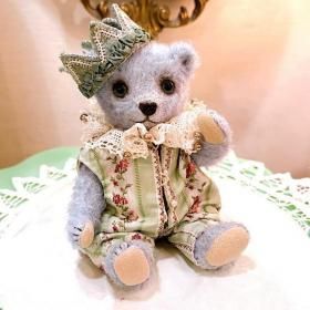 kurinezumiΥ֥  Kokemomo Bears    饦󥹥ˤλҥ٥  øߥ֥롼ߥ꡼Υ쥬Ȥʷϵ  A-2585 <img class='new_mark_img2' src='https://img.shop-pro.jp/img/new/icons11.gif' style='border:none;display:inline;margin:0px;padding:0px;width:auto;' />