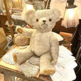 ビンテージ イギリスベア 約30cm テディベア＊ビンテージ - テディベア＆欧米の古着