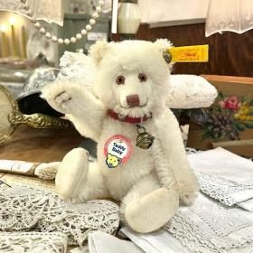 黄タグ廃番品 ＊「ホワイト・テディベイビー ＊ White Teddy