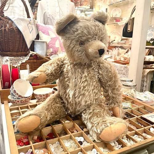 ち*ら様 ハーマン□1930's～1950'sアンティーク大型ベア54cm□HE ち*ら