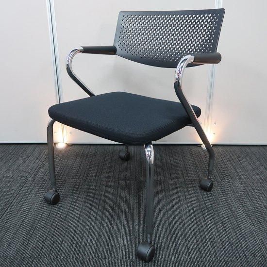 ブラウン×ピンク R082 VITRA ミーティングチェア会議椅子 オフィス家具