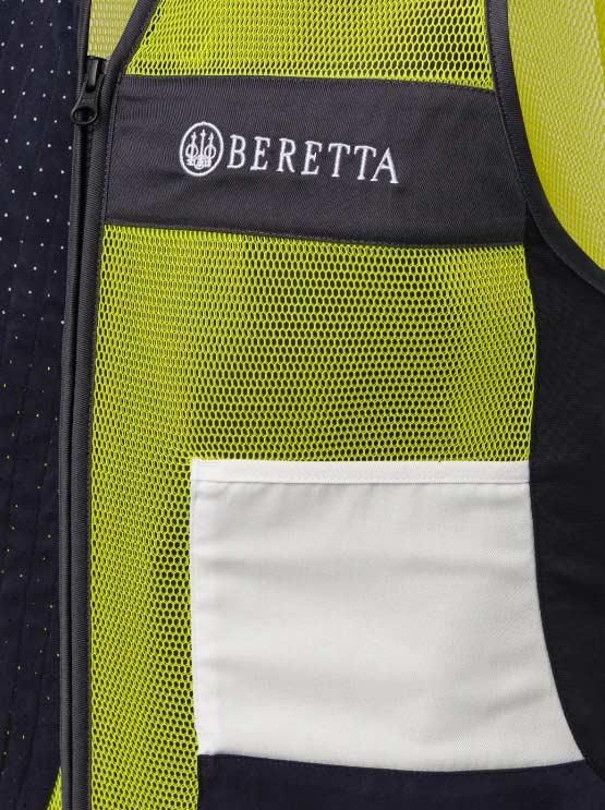 Beretta ベレッタ フルメッシュ ベスト M （グレー x イエロー） ベレッタ （夏用）フルメッシュ ベスト XLサイズ（グレー x