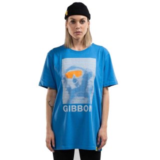 GIBBON ֥ T ֥롼סSHADES T-SHIRT blue