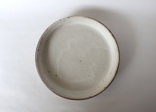 ８寸カレー皿（アンティークホワイト）｜山本直毅