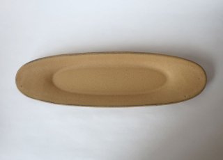 楕円皿　M　黄｜3rd ceramics