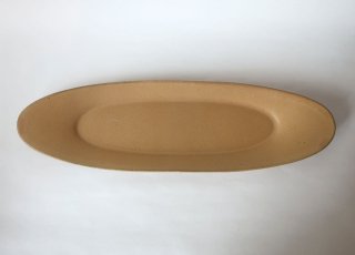 楕円皿　L　黄｜3rd ceramics