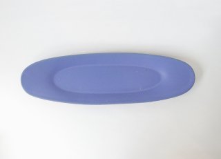 楕円皿M・インディゴ｜3rd ceramics