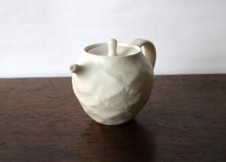 茶道具　萬古焼　山本太仙作　飛鶴盛絵　茶心壷　茶入　共箱　V　R6626 茶道具 萬古焼 山本太仙作 飛鶴盛絵 茶心壷 茶入 共箱 V R6626