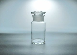 広口試薬瓶(白)250ml｜小泉硝子製作所